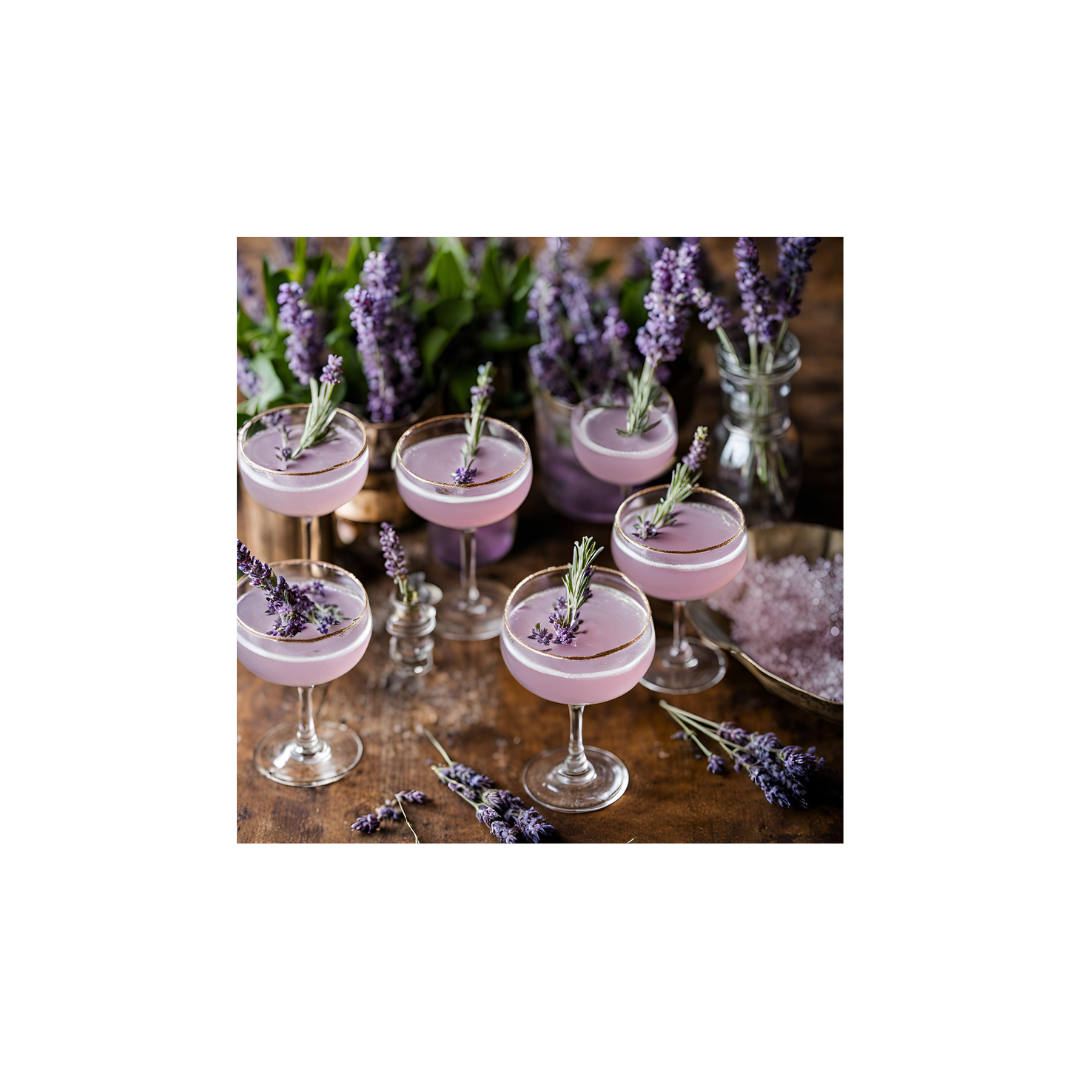 Lavender Basil Coconut Handcrafted Cocktail Mixer