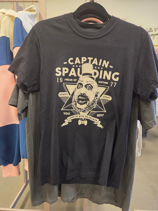 Captain Spaulding Tee (Black, SM)