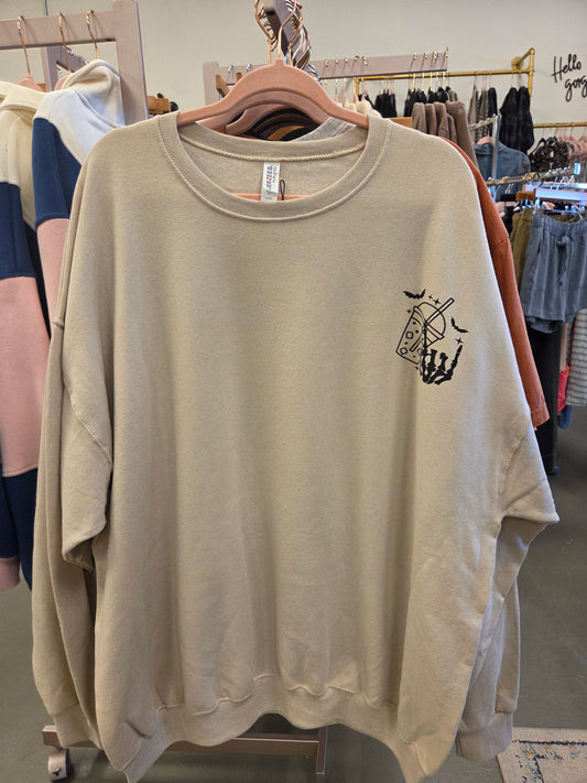 Halloween Obsessed (Taupe, 3XL)