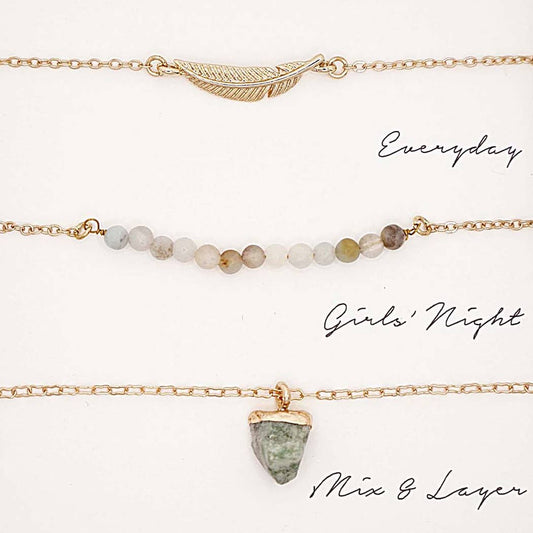Assorted Layering Pendant Necklace Gift Set