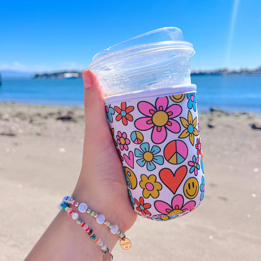 Cutie Cup Cover - Funky Floral 16oz