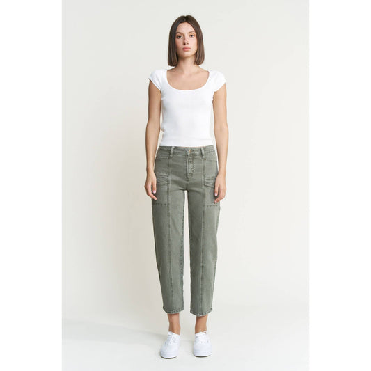 THE VOYAGER HIGH RISE TAPERED CARGO PANTS