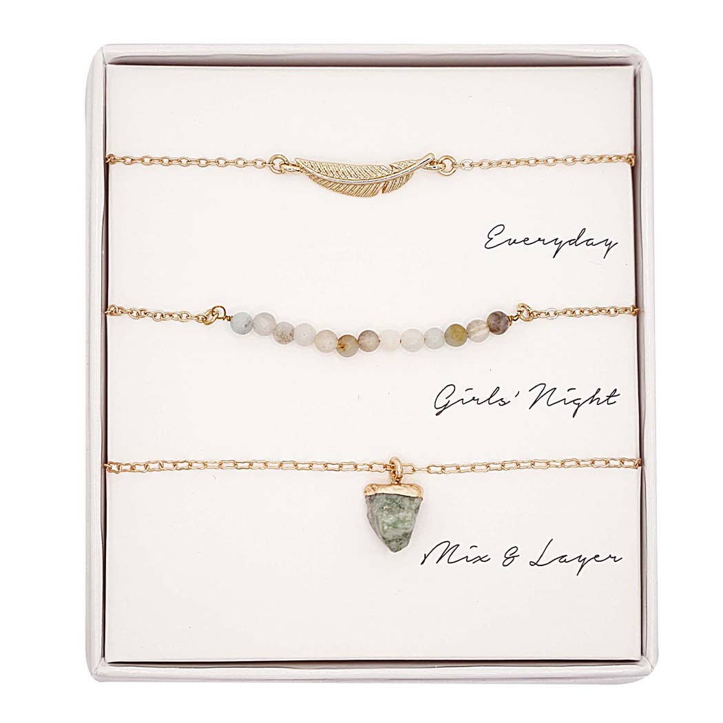 Assorted Layering Pendant Necklace Gift Set