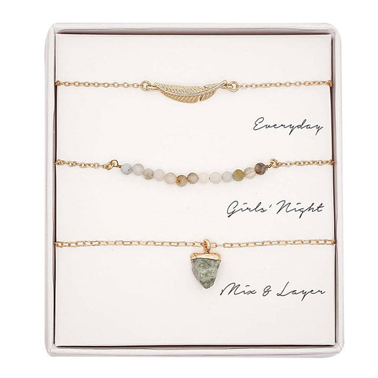 Assorted Layering Pendant Necklace Gift Set