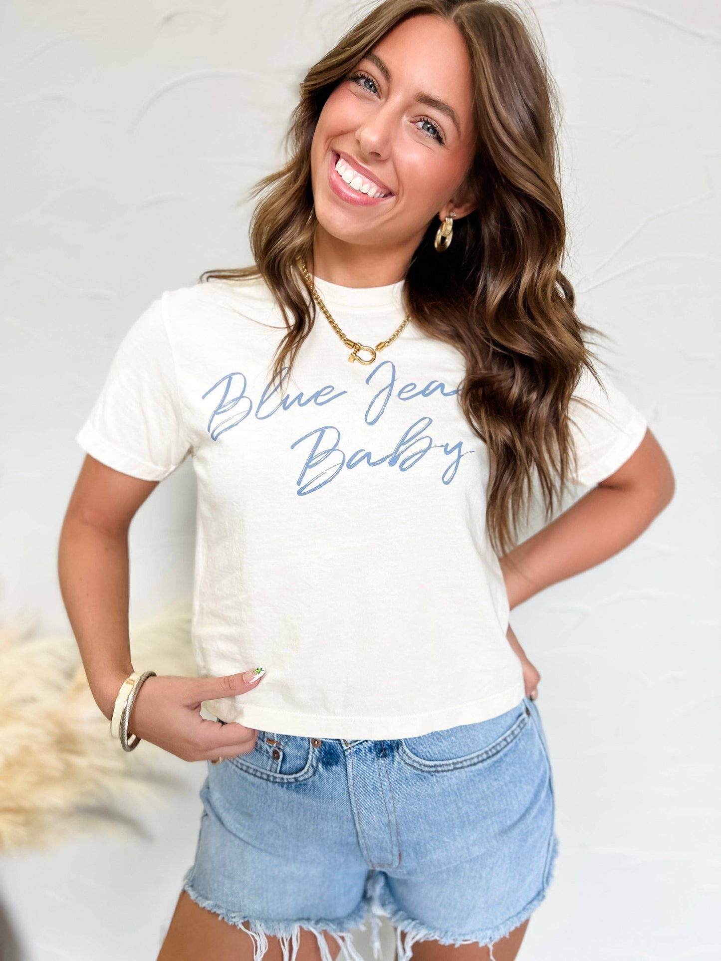 Blue Jean Baby Tee