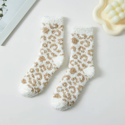Leopard Sleep Socks