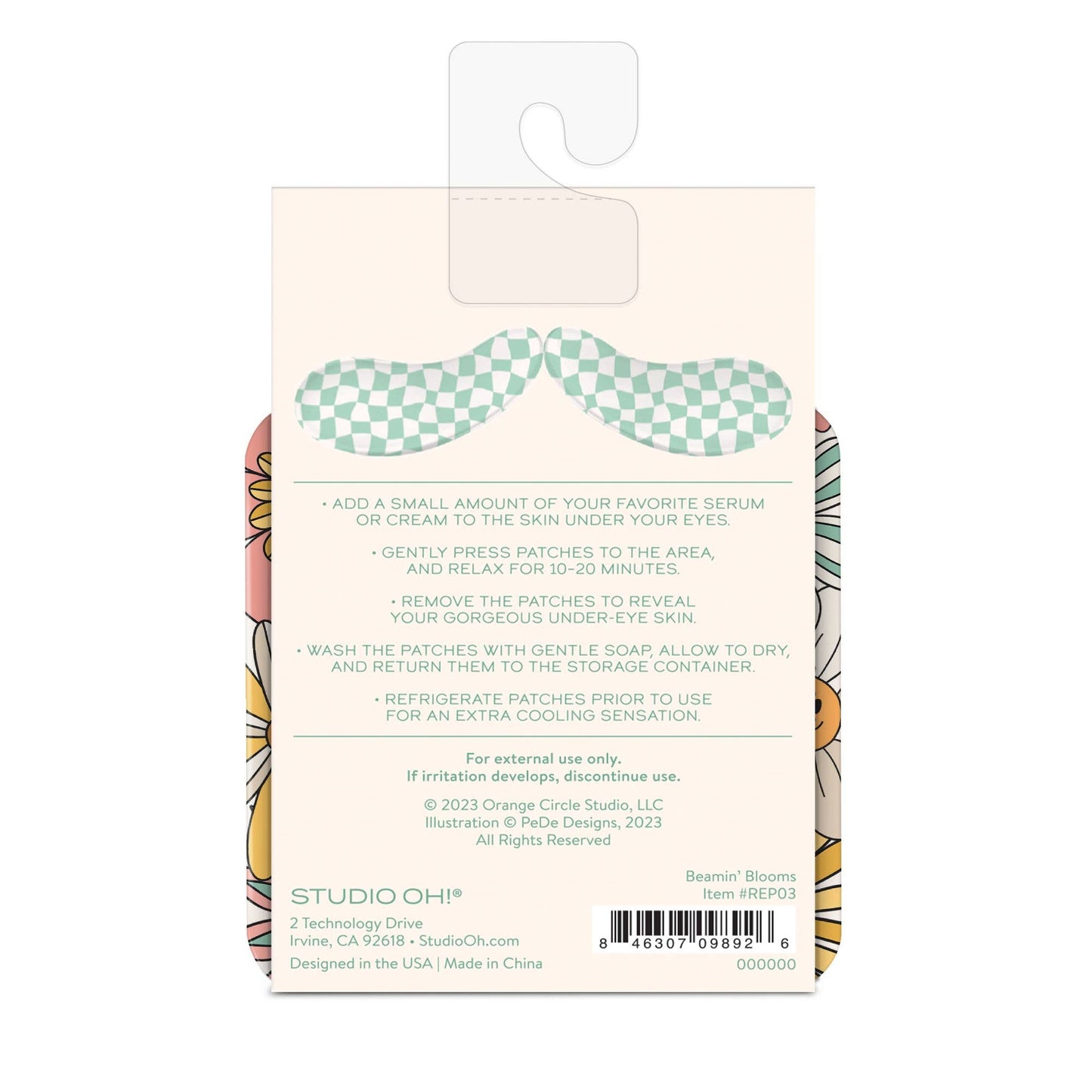Beamin' Blooms Reusable Under-Eye Patches (Pre-Order)