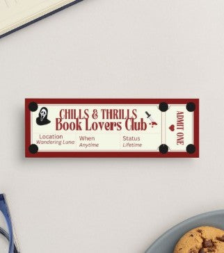CHILLS & THRILLS BOOKMARK
