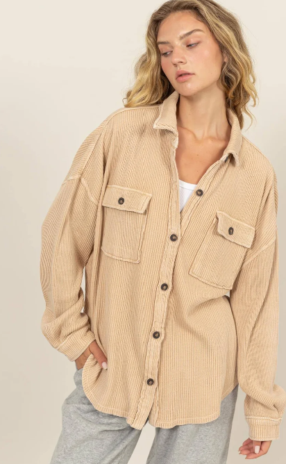 Work it Waffle Shacket
