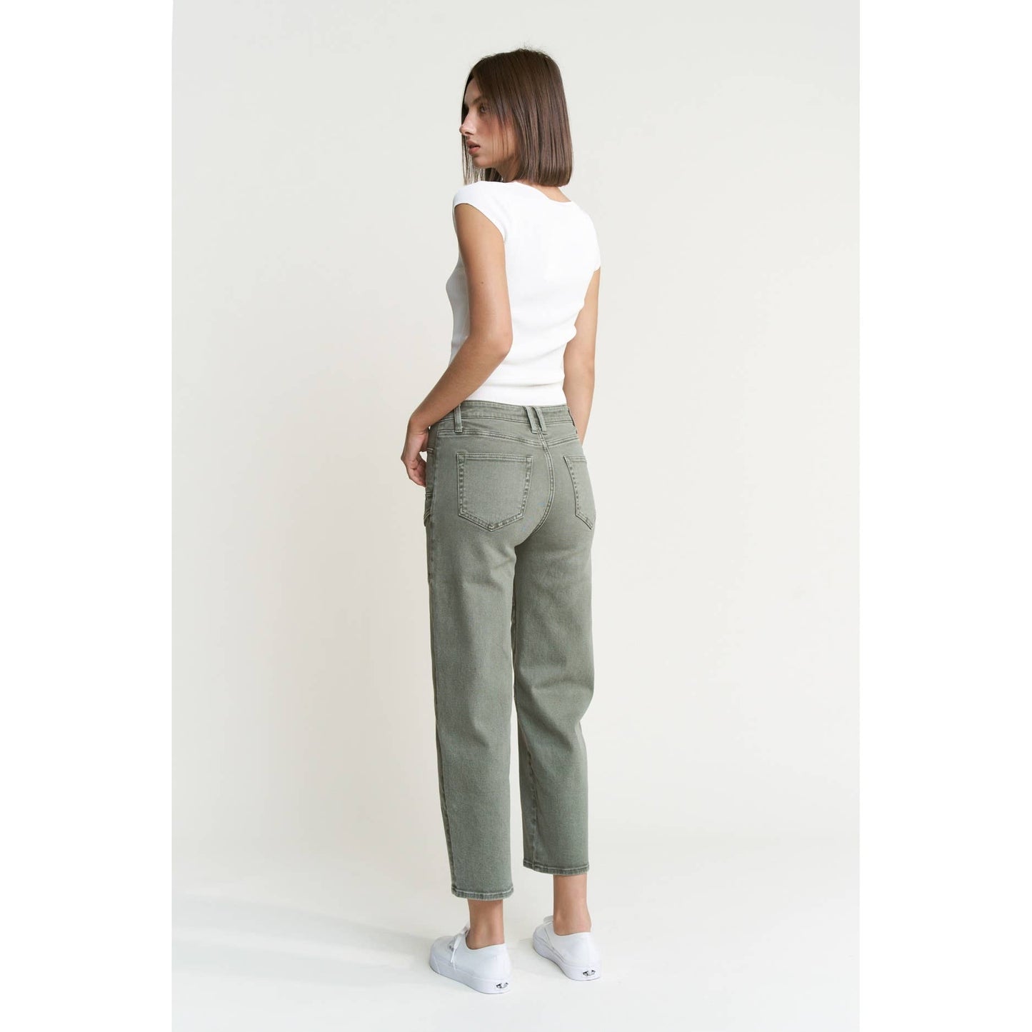 THE VOYAGER HIGH RISE TAPERED CARGO PANTS