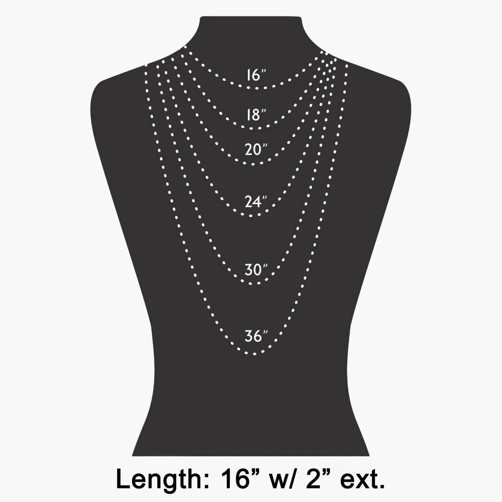 Gold Dipped Clover Charms Necklace