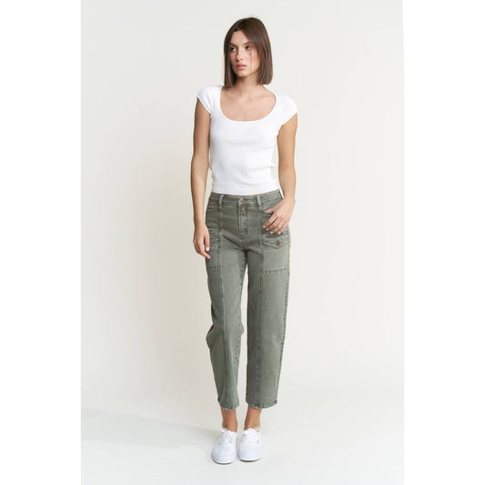 THE VOYAGER HIGH RISE TAPERED CARGO PANTS