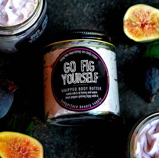 Warm Fig and Honey Body Butter. Vegan, Eco Body Butter.