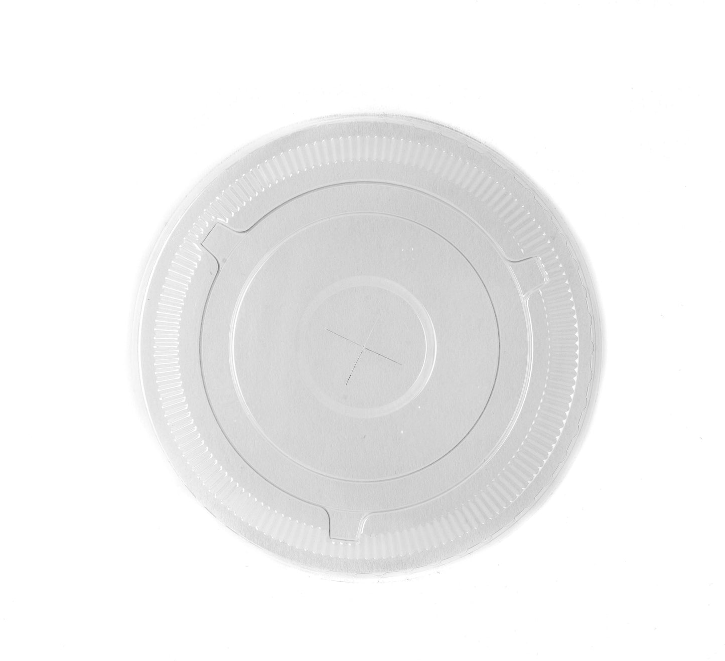 Disposable Clear Flat Plastic Cold Cup Lids For (12oz-24oz): 50