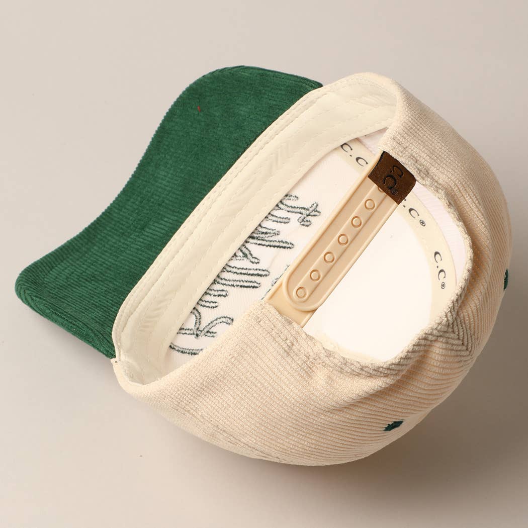 Sounds like Bullshit Corduroy Trucker Baseball Cap: BEIGE / ONESIZE