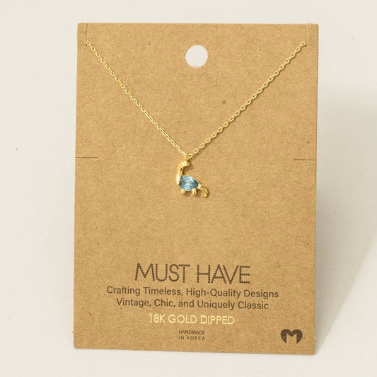 Dinosaur Pendant Necklace