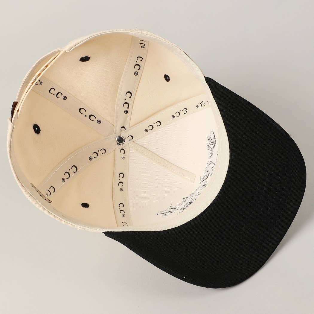 Sorry About Husband Embroidery Two-Tone Trucker Hat