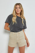 TERRA TAN SUPER HIGH CARPENTER SHORTS