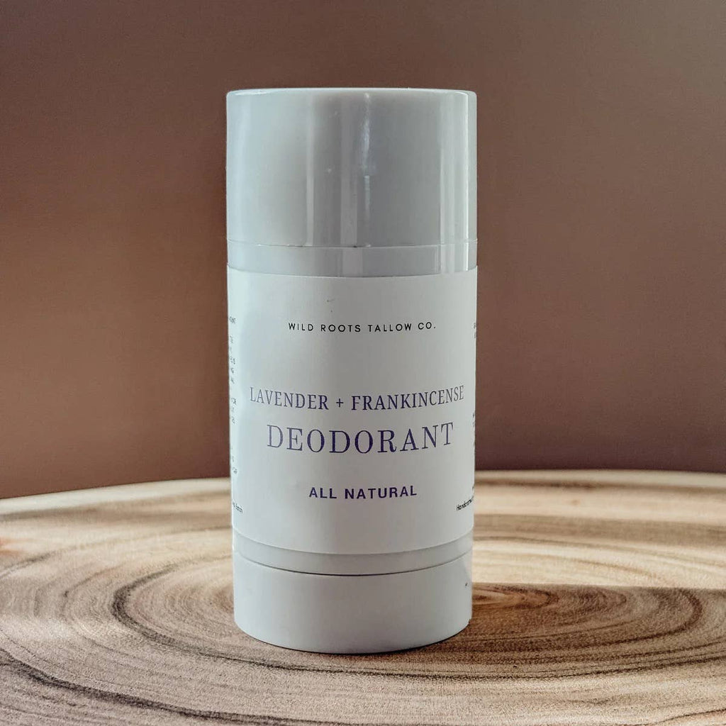 Tallow + Magnesium Natural Deodorant: Lemon + Vanilla