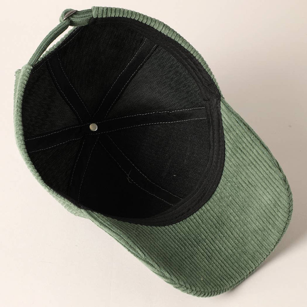 Howdy Darlin' Sage Corduroy Hat