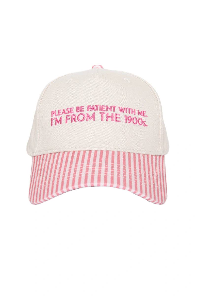 Please Be Patient With Me I'm From The 1900s Trucker Hat: Denim and Tan