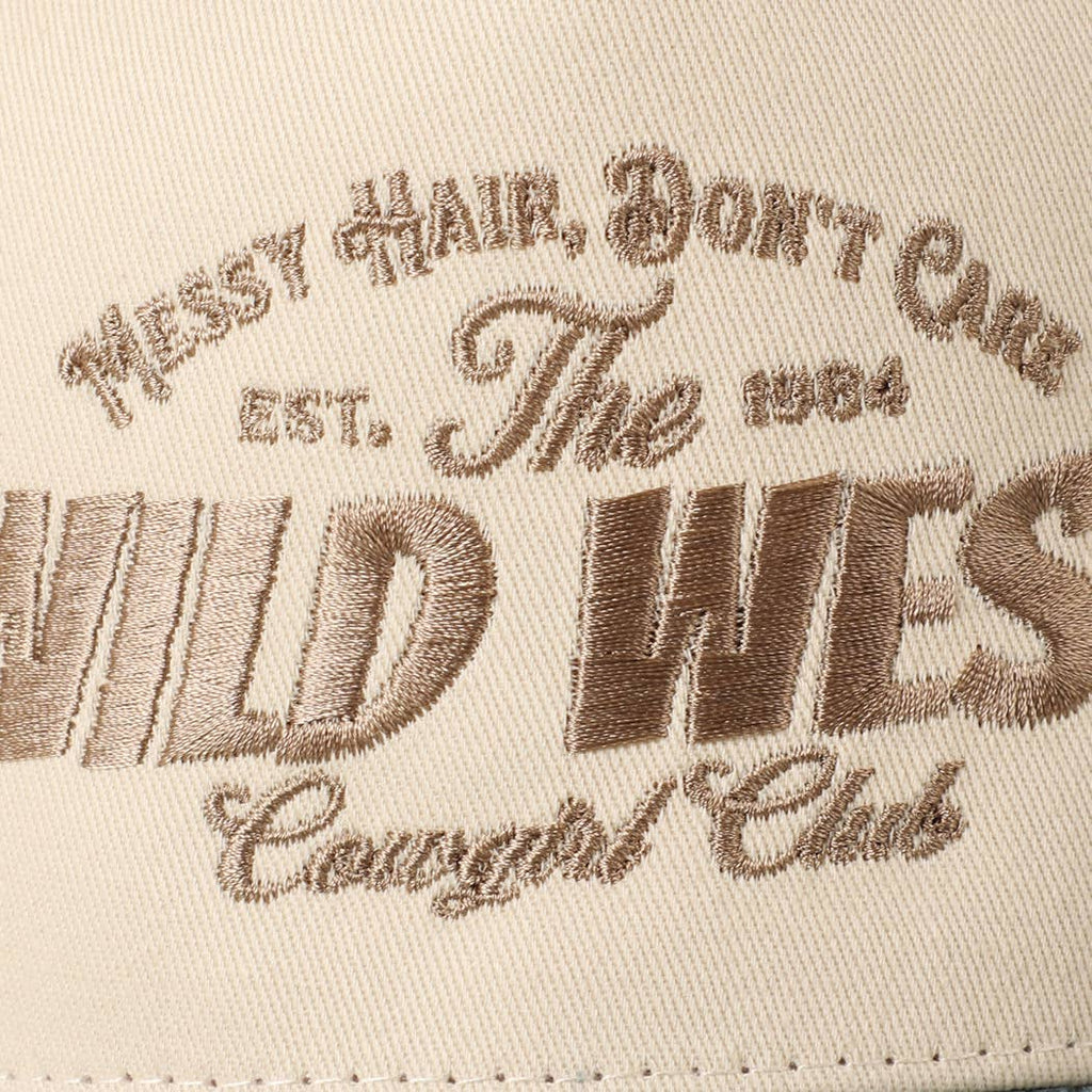 Messy Hair Wild West Cowgirl Hat