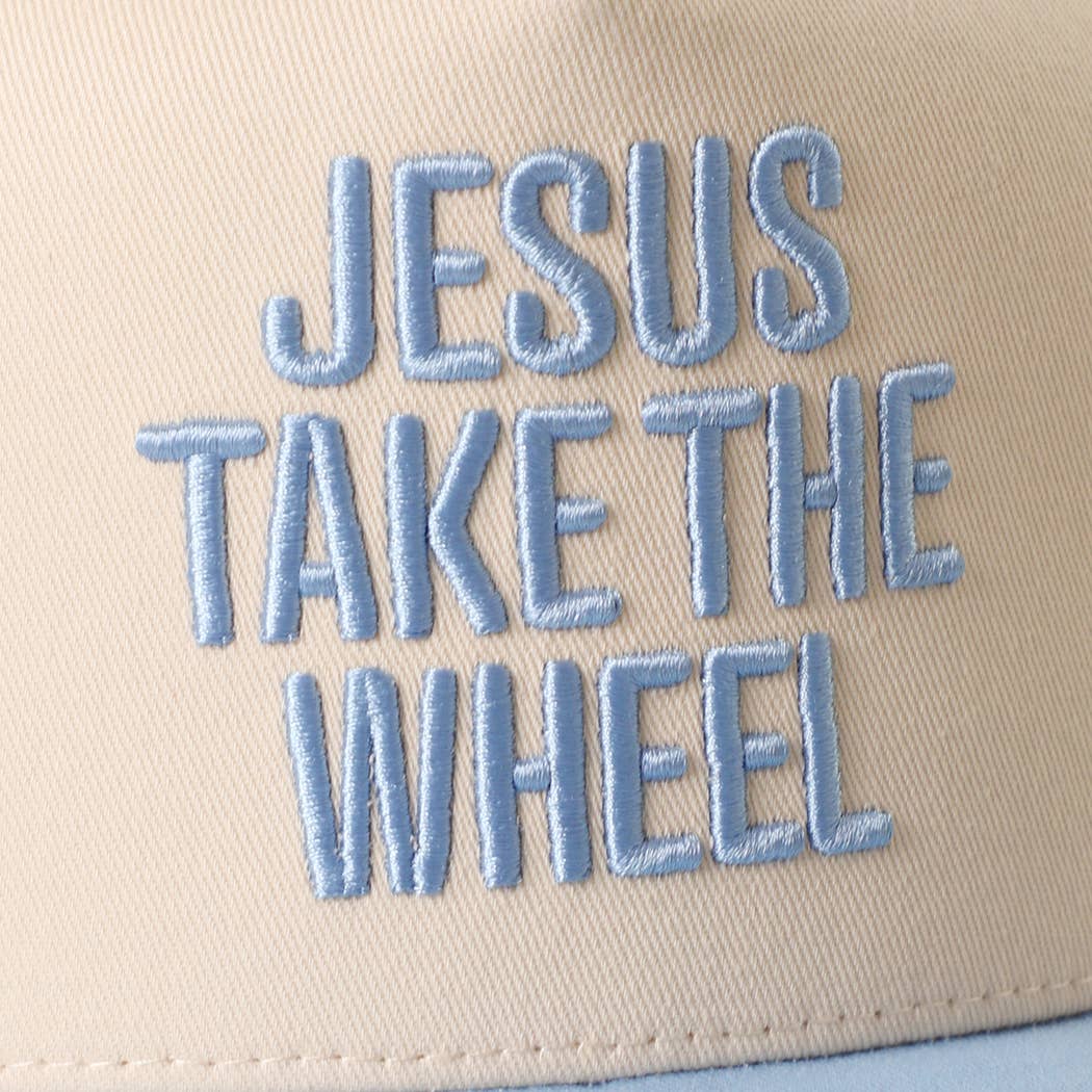 JESUS TAKE THE WHEEL Trucker Hat