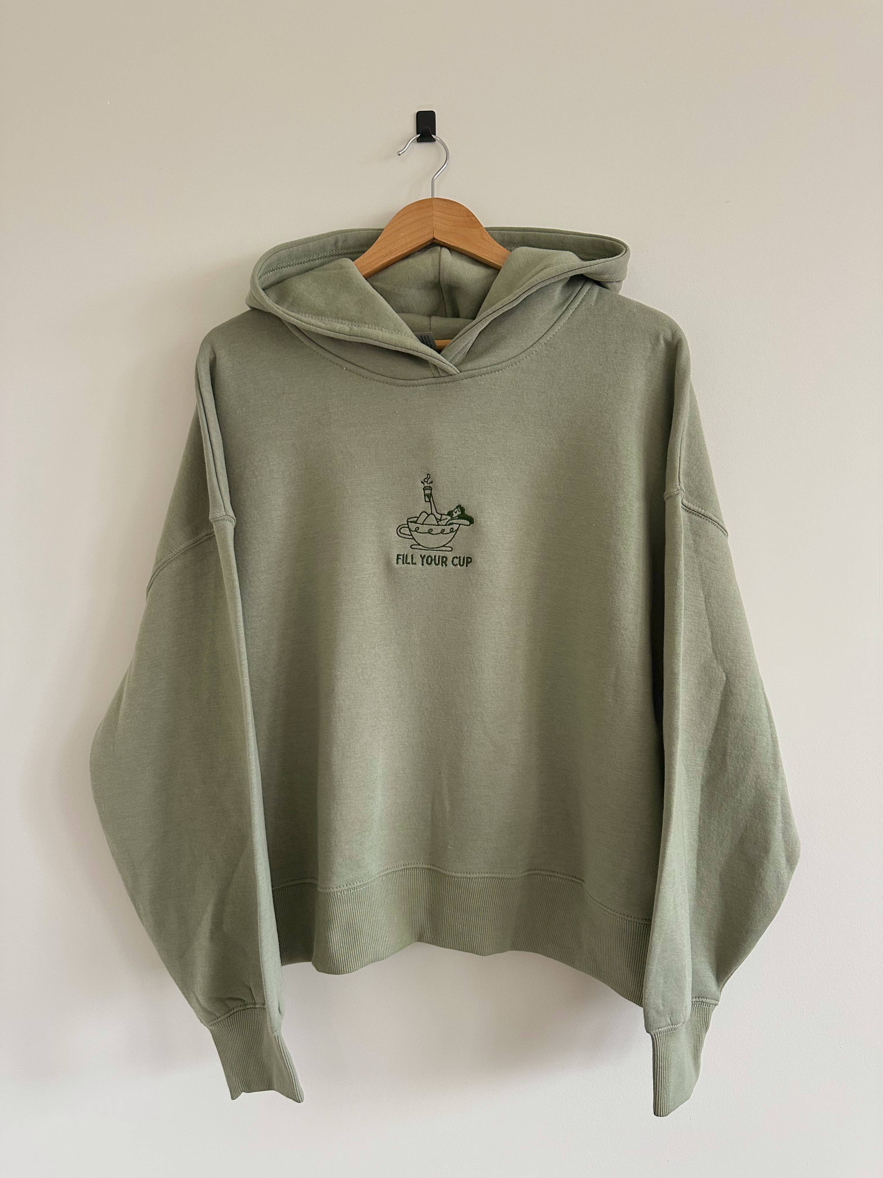 Drink Local Coffee Hoodie - Green Earth