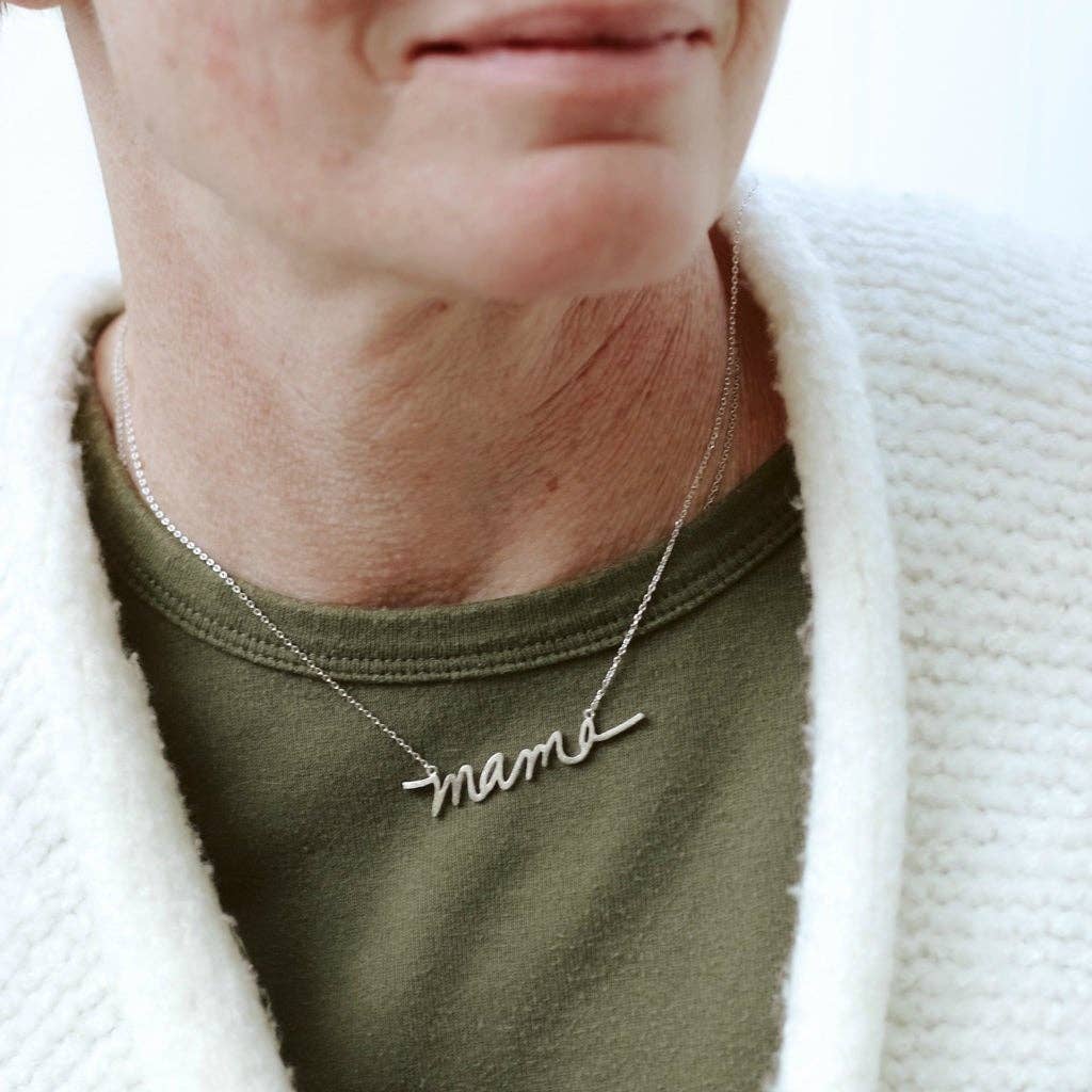 Mama Necklace Silver