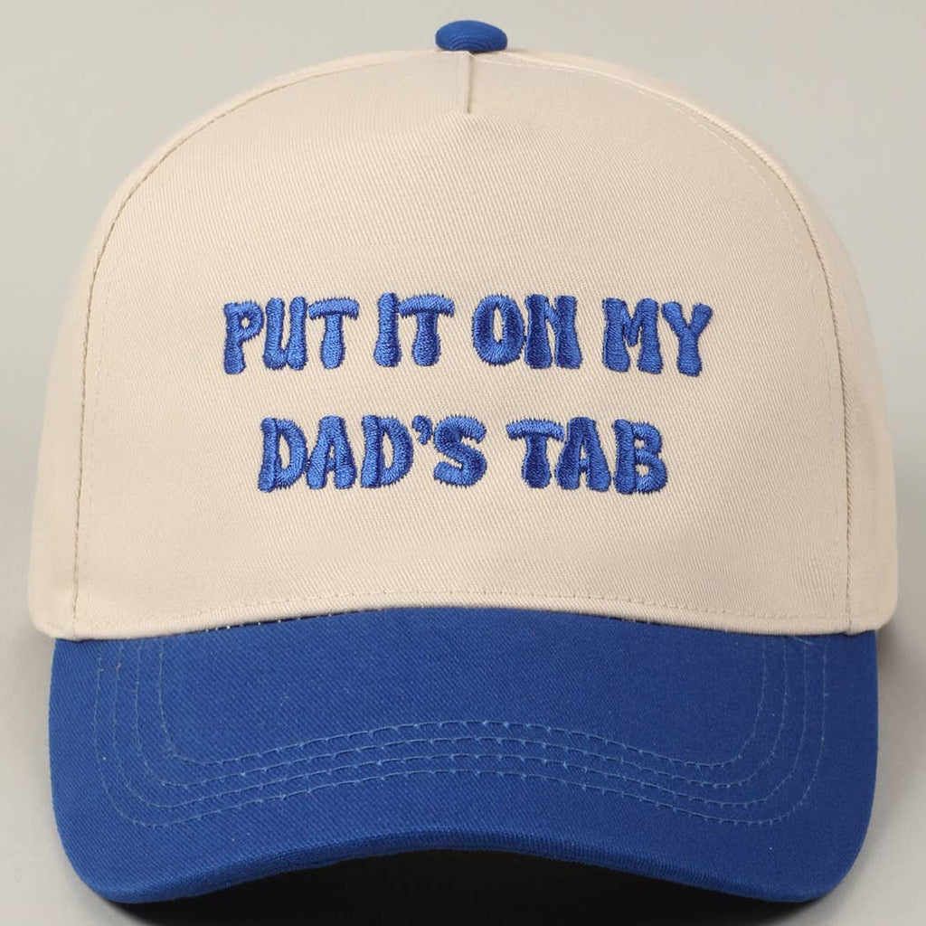 Put It On My Dad's Tab