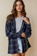THE FRANKIE PLAID HOODED JACKET