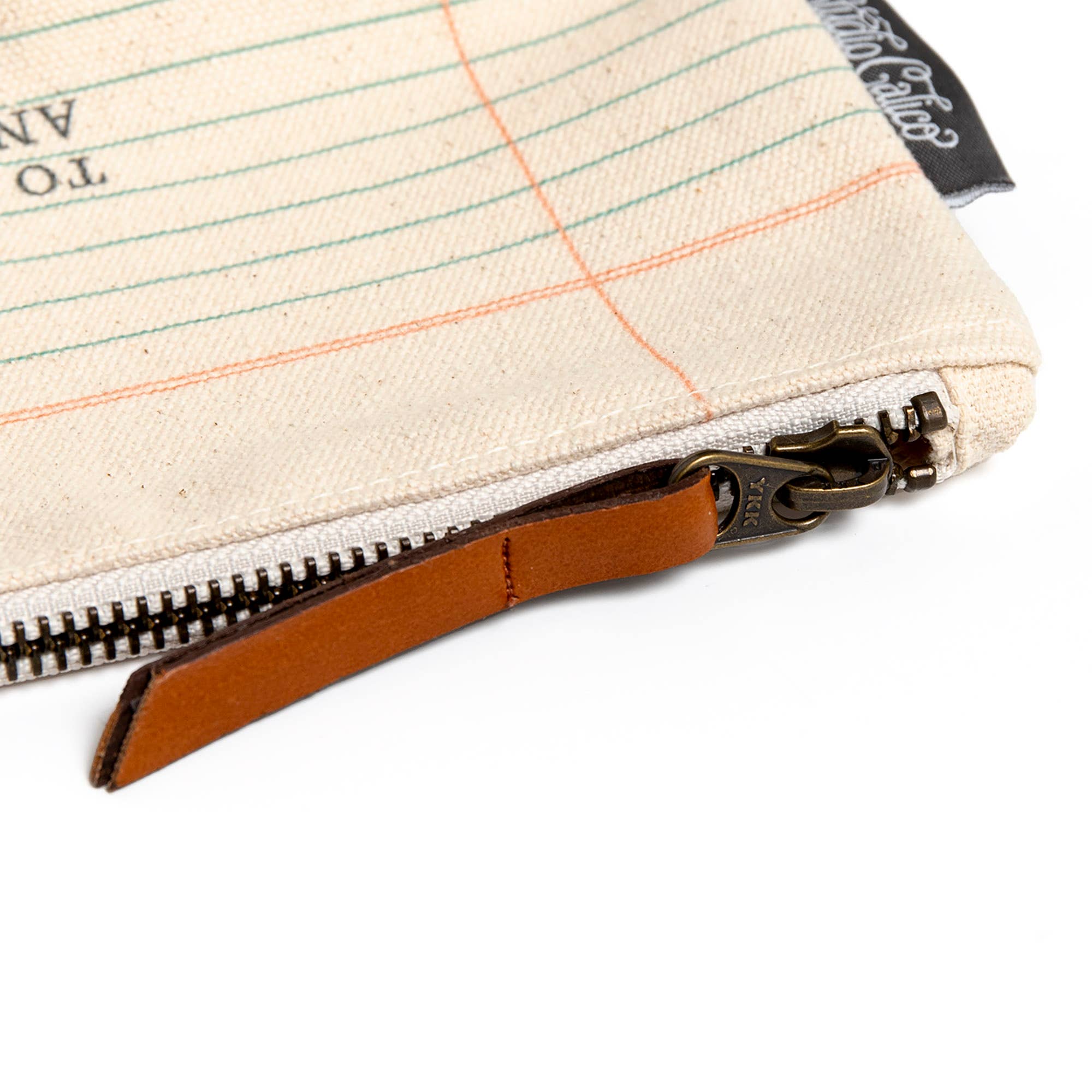 Big Adventure Canvas Zipper Pouch