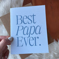 Best Papa Ever Father's Day Card