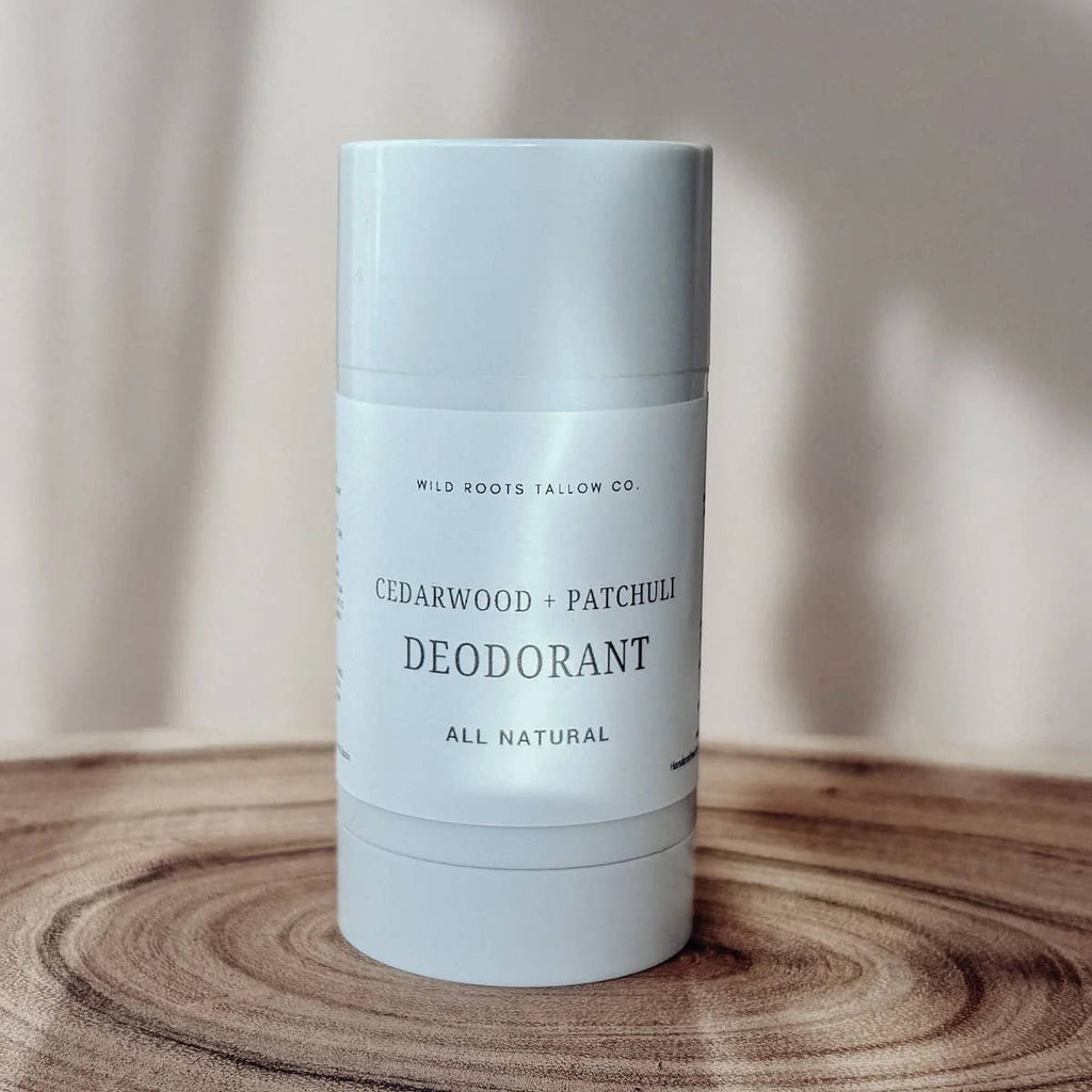 Tallow + Magnesium Natural Deodorant: Lemon + Vanilla