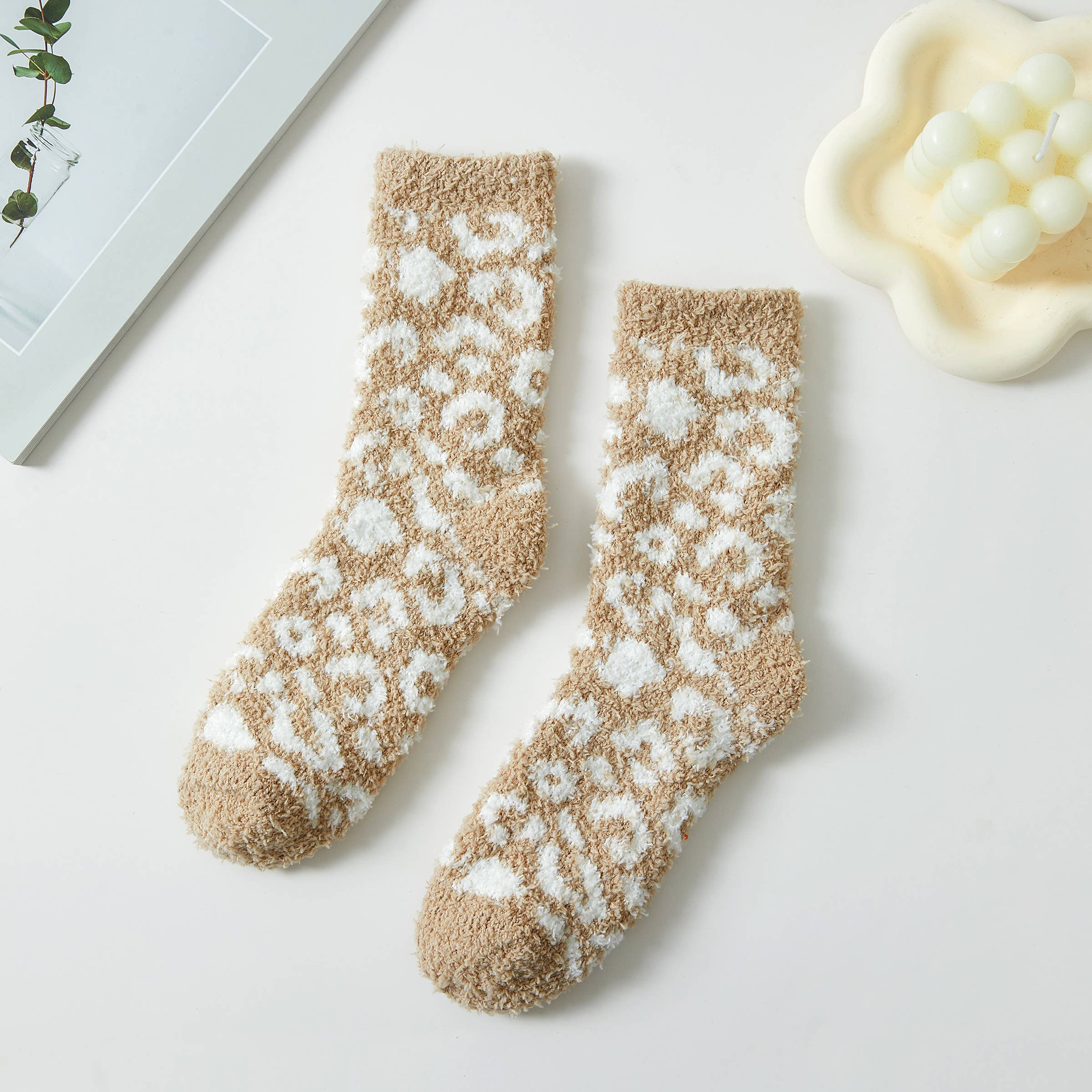 Leopard Sleep Socks