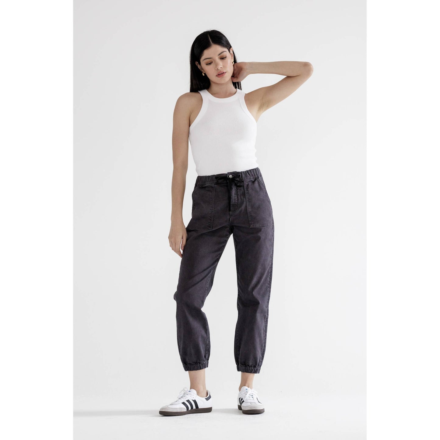 THE SLOAN HIGH RISE CROP JOGGERS