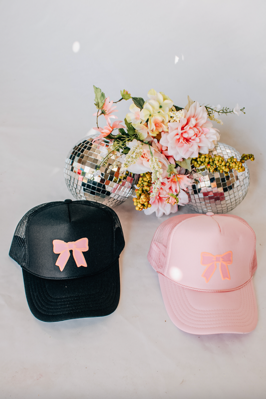 Bow Puff Trucker Hat