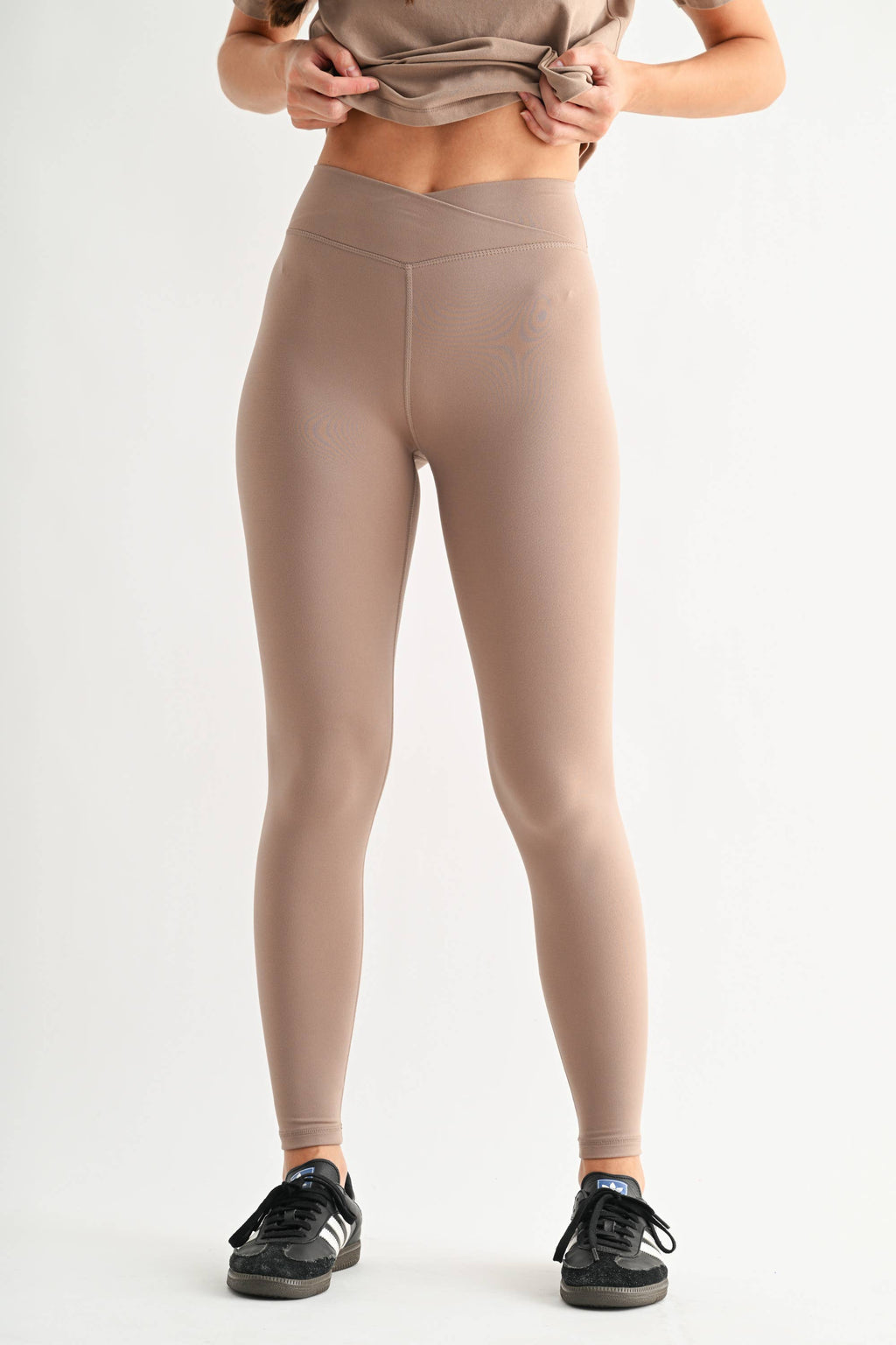 Venice Crossover Waist Leggings