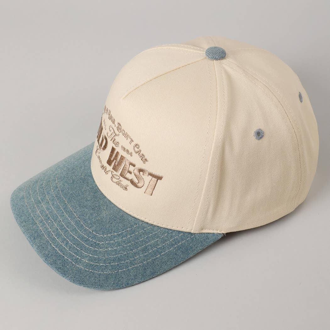 Messy Hair Wild West Cowgirl Hat