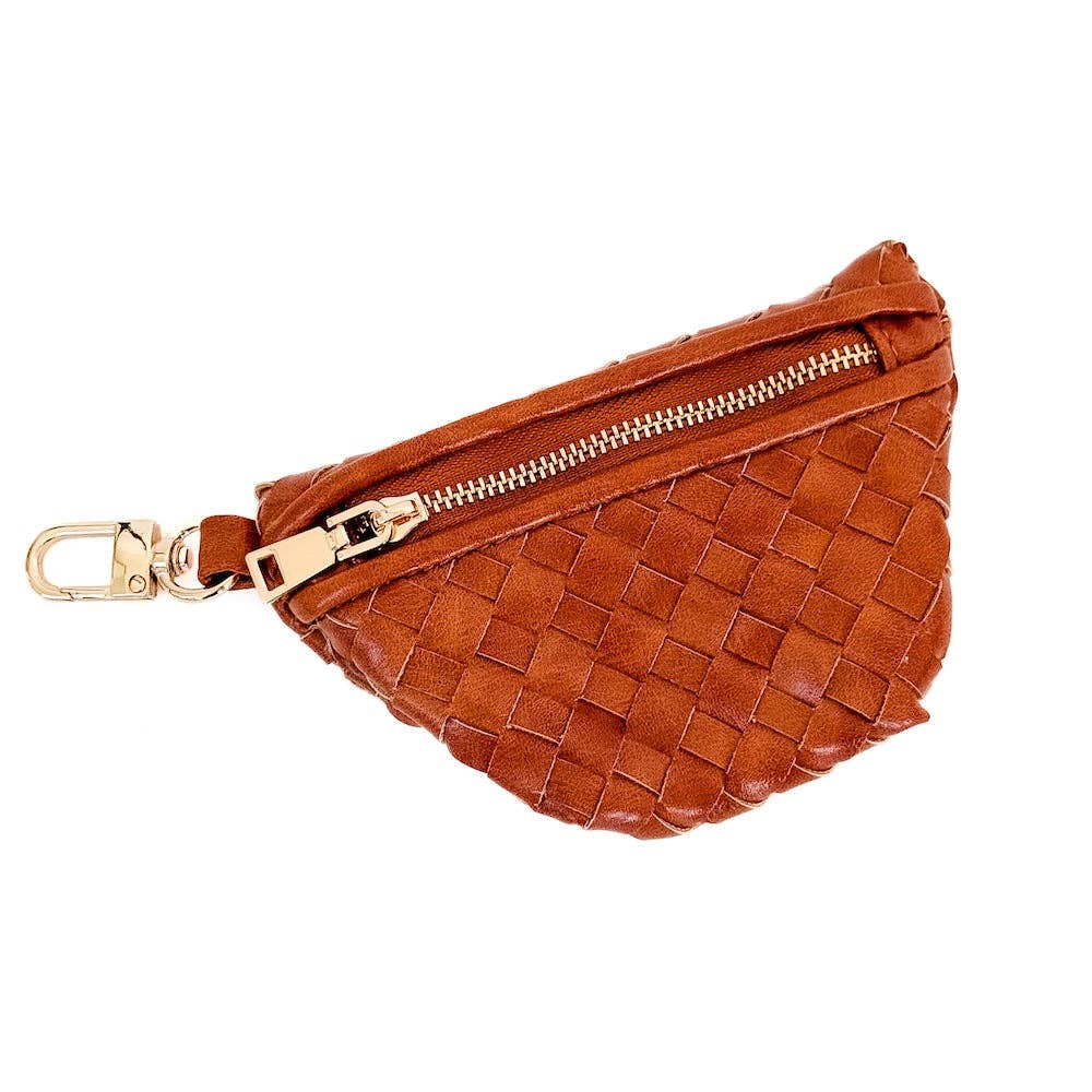 Mini Westlyn Bag Charm: Brown