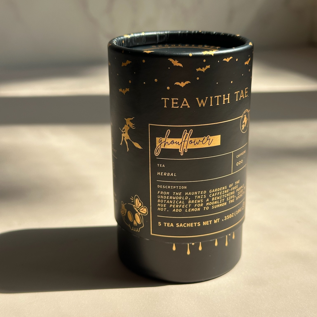Ghoulflower Halloween Mini Tea Tube Gift (5 Tea Bags)