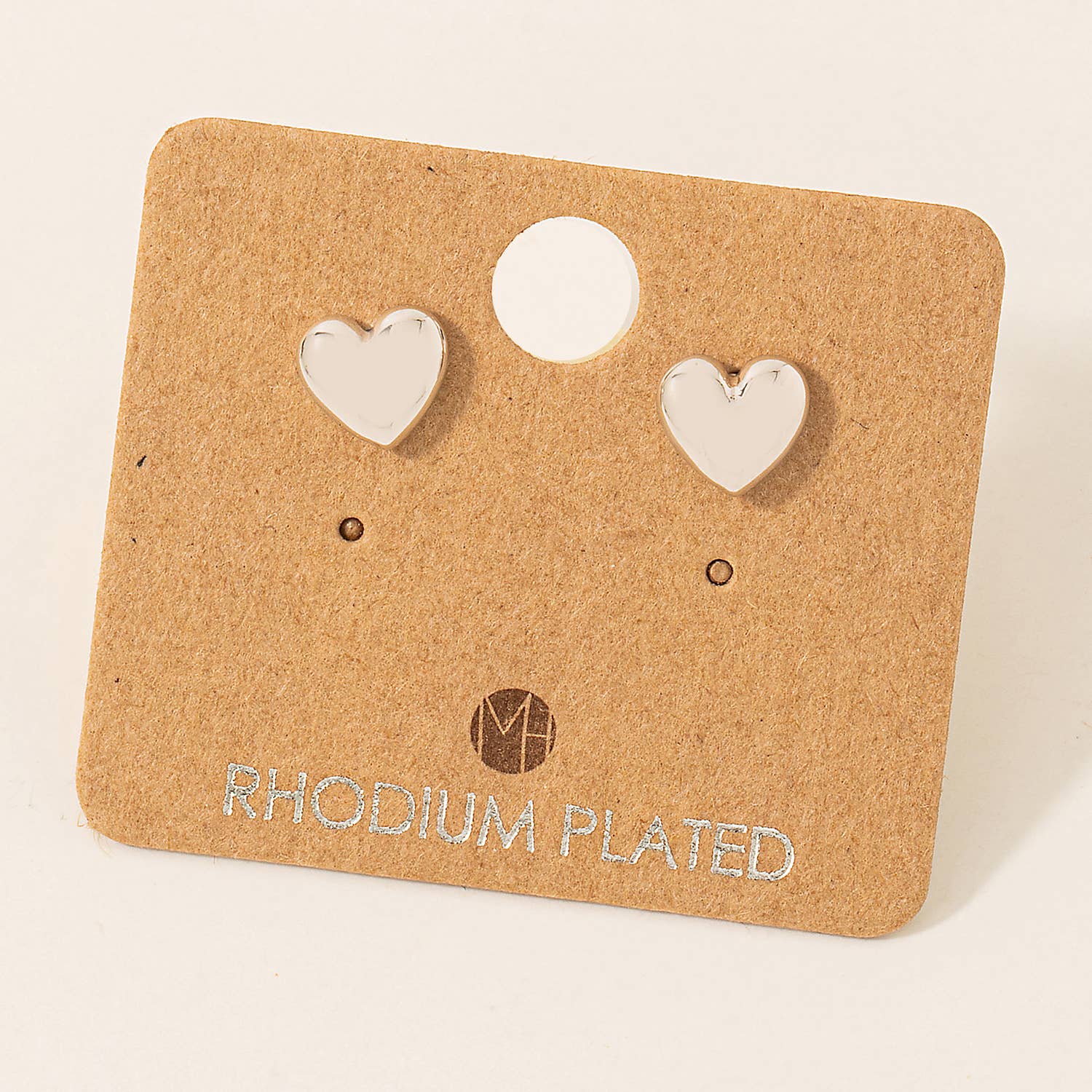 Mini Heart Stud Earrings: G