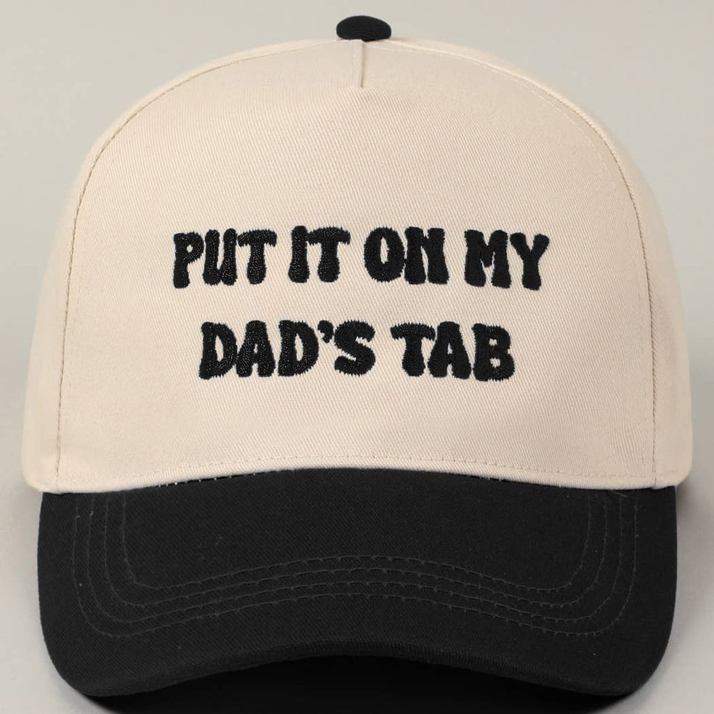 Put It On My Dad's Tab