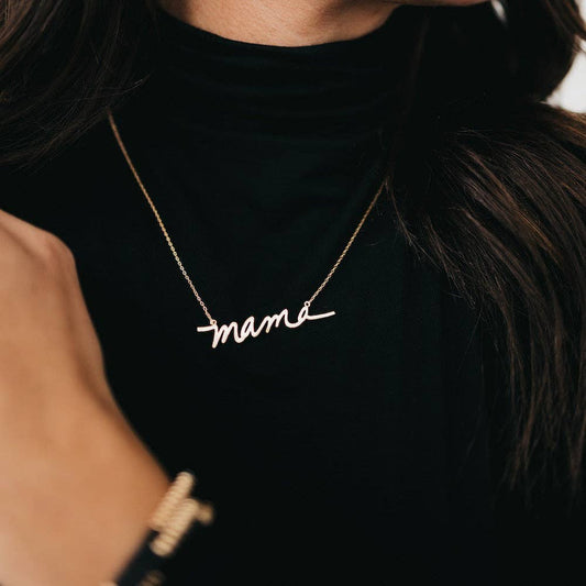 Mama Necklace Silver