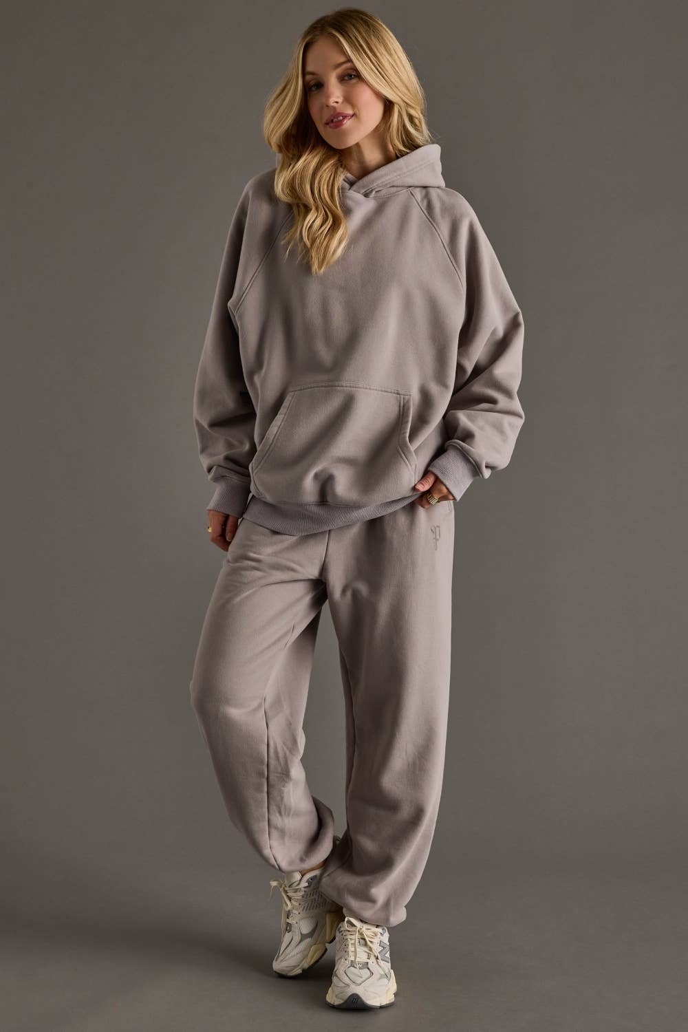 Gray Panache Hooded Sweatshirt