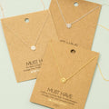 Mini Smiley Face Charm Necklace: G