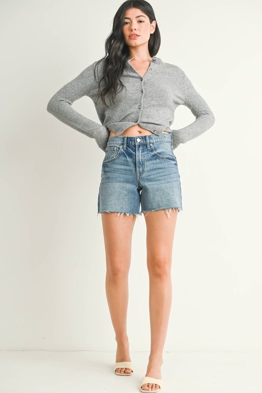Lana Raw Hem Shorts