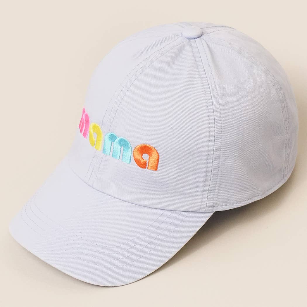 Lilac Retro Mama Baseball Cap