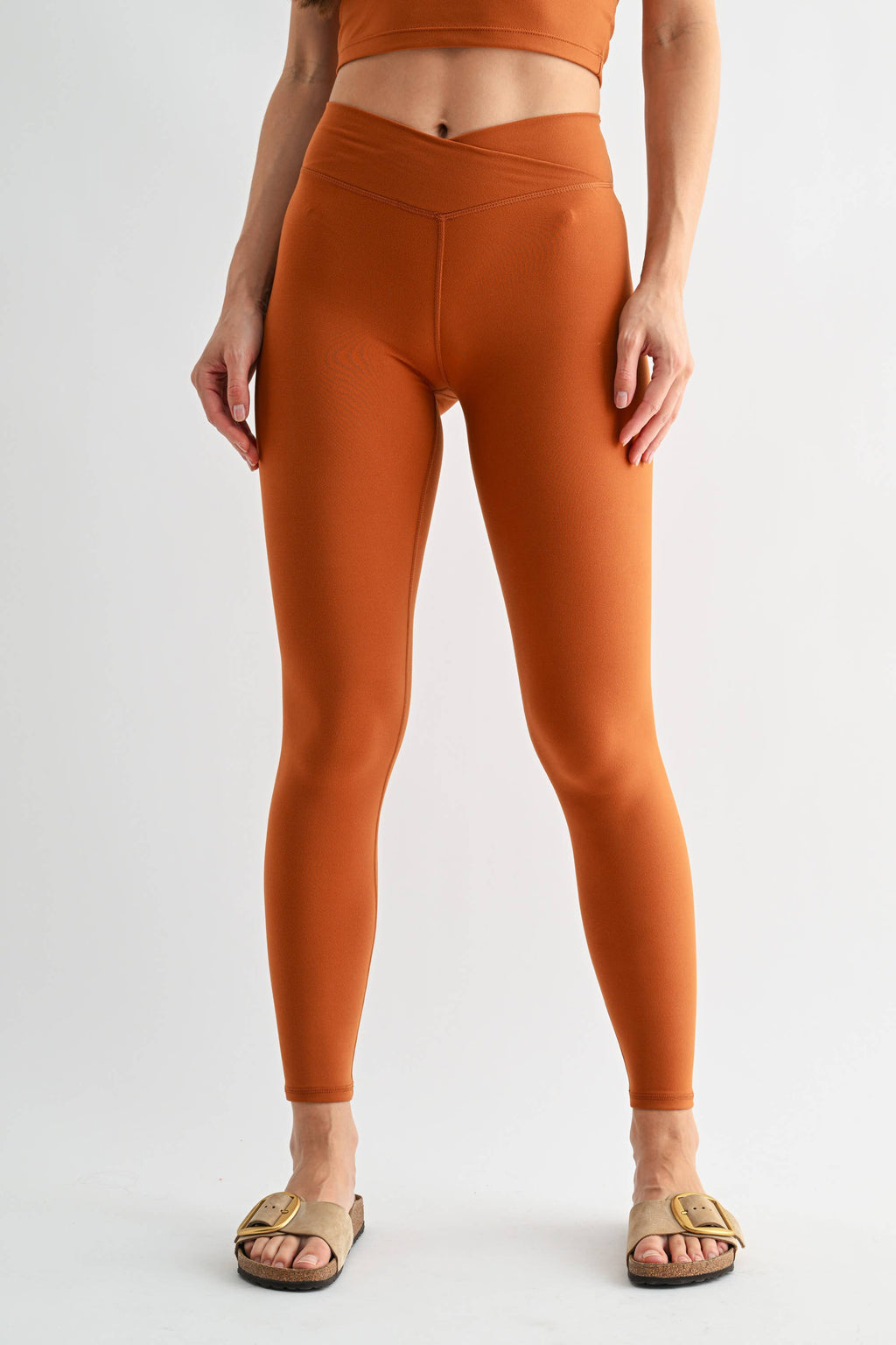 Venice Crossover Waist Leggings