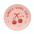 Round Trinket Tray Chill Girl Era